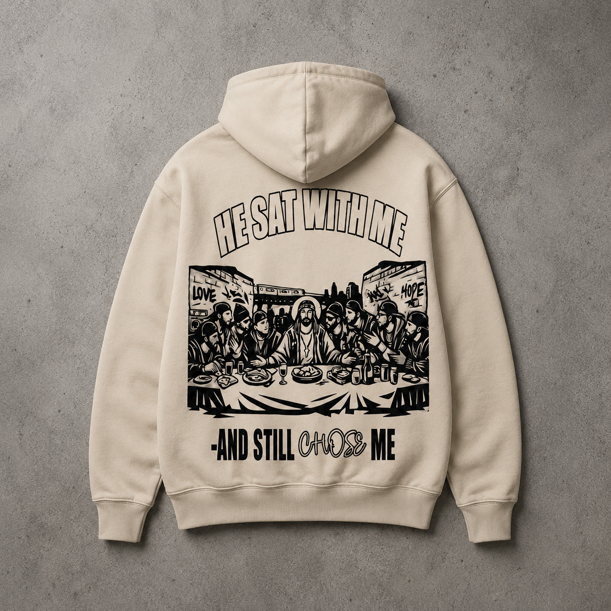 He Sat With Me — And Still Chose Me | Hoodie